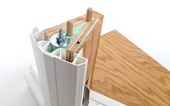 Bay and Bow Dual Mullion System with threaded steel rods
