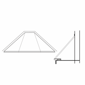 Tall roof pitch for bya/bow